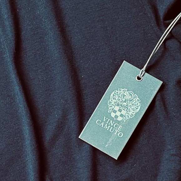 Vince Canuto Black Blouse with Sheer Sleeves. Size Small NWT - Picture 5 of 8